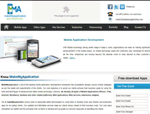 Tablet Screenshot of makemyapplication.com